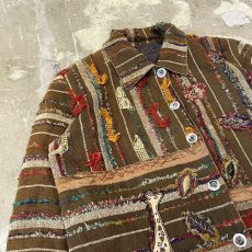 画像5: REVERSIBLE MULTI DECORATIVE SHIRT JACKET / Mens M (5)