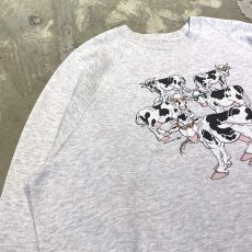 画像3: 80's~ COW GRAPHIC PRINTED SWEAT / Mens XXL / MADE IN USA (3)