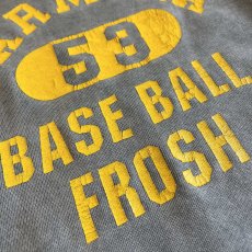 画像9: FRONT COLOR LOGO PRINTED BASE BALL L/S SWEAT / Ladies M (9)