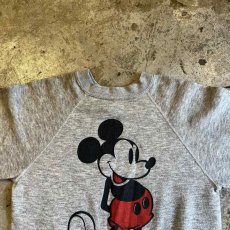 画像8: OLD "MICKEY" PRINTED DESIGN L/S SWEAT / Ladies S(34~36) (8)