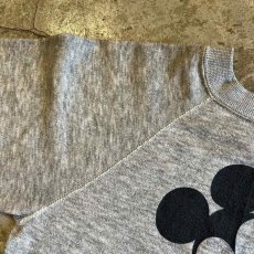 画像10: OLD "MICKEY" PRINTED DESIGN L/S SWEAT / Ladies S(34~36) (10)