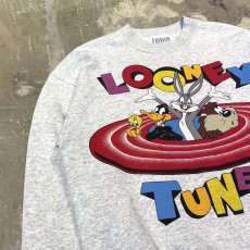 画像3: 90's "LOONEY TUNES" BOTH SIDE PRINTED SWEAT / Mens L / MADE IN USA (3)