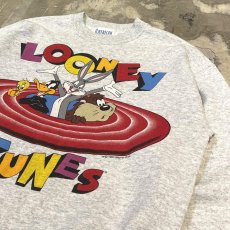 画像4: 90's "LOONEY TUNES" BOTH SIDE PRINTED SWEAT / Mens L / MADE IN USA (4)