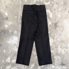 画像2: SIDE STUDS DECORATIVE BLACK COLOR SLACKS / W30 (2)