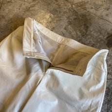 画像7: WHITE LEATHER DESIGN HALF PANTS / W32 (7)