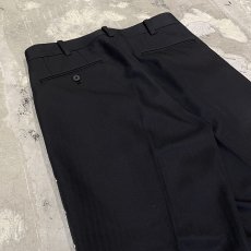 画像9: SIDE STUDS DECORATIVE BLACK COLOR SLACKS / W30 (9)