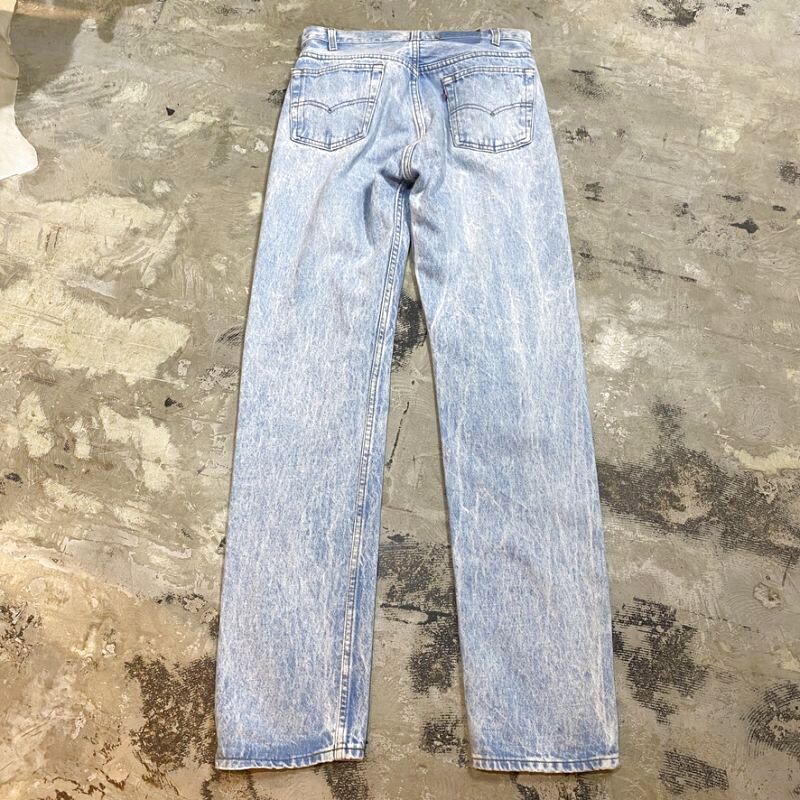 【LEVI'S】501 CHEMICAL DENIM PANTS / W30 / MADE IN USA